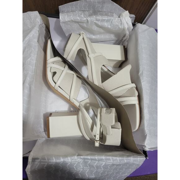 Marc Fisher LTD Edalyn Ivory Ankle Strap Sandal, Sz 10M -- NIB/NWT - Picture 16 of 16